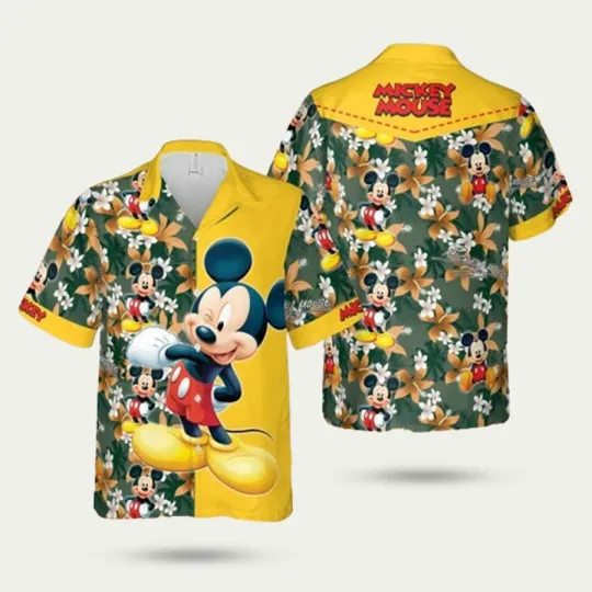 Discover Mickey Mouse Disney Summer Beach Trip Family Hawaiian Shirt