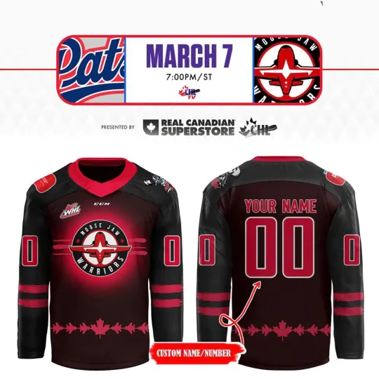 Discover Personalized Warriors Hockey Club Men's Jersey 2025