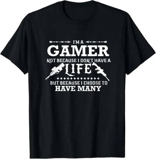 Discover Video Game Funny Novelty Graphic Gift Idea Tee For Men Women T-Shirt