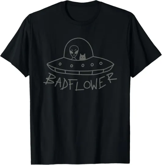 Discover Badflower Alien Cat Funny For Men Women T-Shirt
