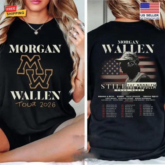 Discover Wallen Western Tour 2026 T-shirt, Still The Problem Country Music Tour Fan Tee