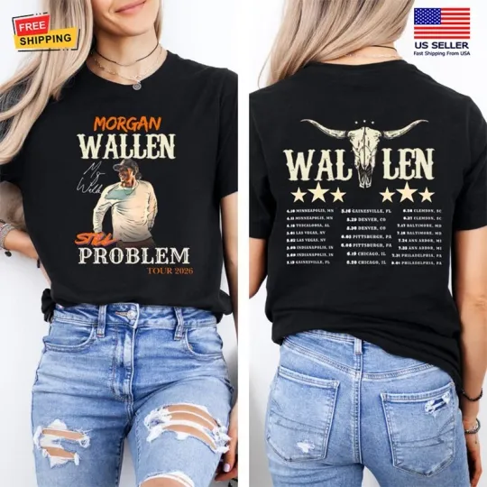 Discover Wallen Western Tour 2026 Still the Problem T-shirt, Country Music Concert Fan Tee