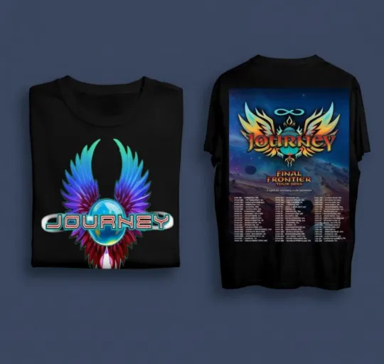 Discover Journey Band Final Frontier Tour 2026 Fan Gifts T-Shirt, Rock Music gift