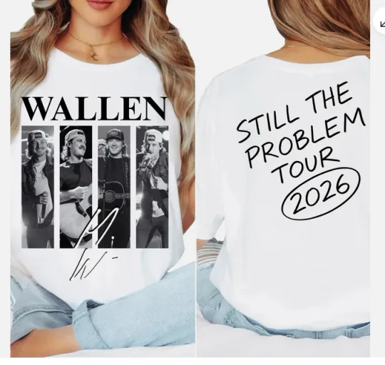 Discover Wallen Western Still the Problem Tour 2026 Country Music Inspired T-Shirt.