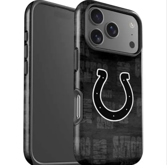 Discover football Indianapolis Colts Black & White iPhone Case