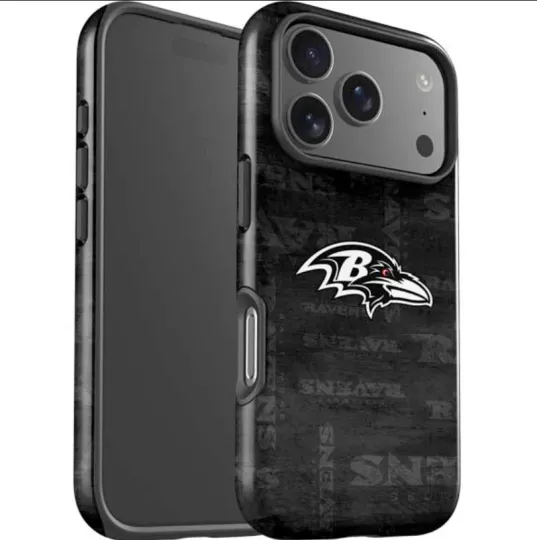 football Baltimore Ravens Black & White iPhone Case