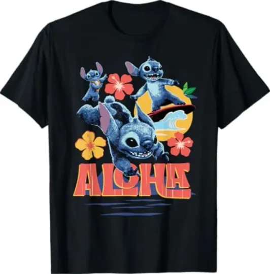 Discover Disney  Lilo & Stitch Aloha T-Shirt 2025