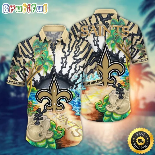 Discover New Orleans Football Team Saints Hawaiian Shirt