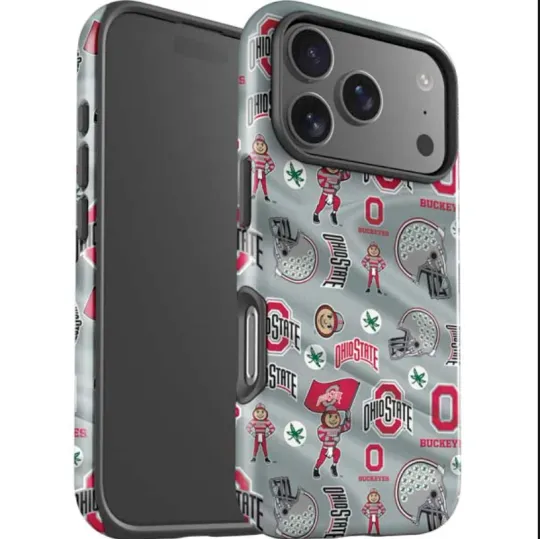 Discover Ohio State University Pattern iPhone Case
