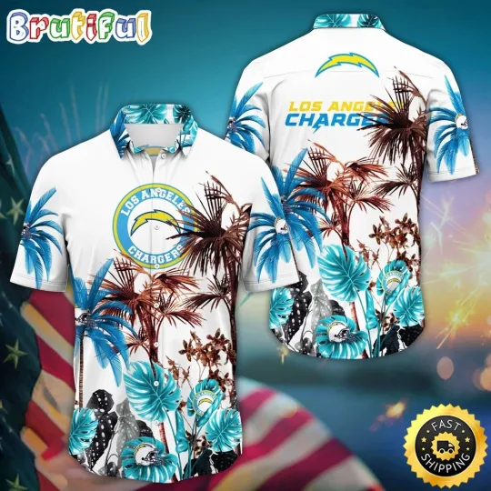 Discover Los Angeles Football Team Chargers Hawaiian Shirt