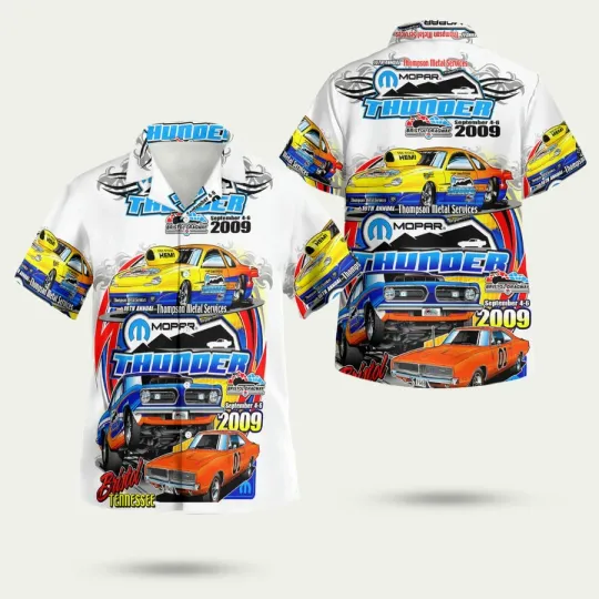 Discover Mopar Thunder Hawaiian Shirt