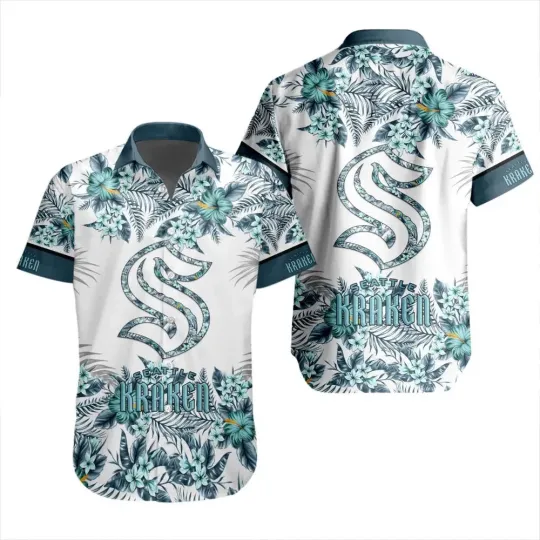 Discover Seattle Kraken Tropical Style National Hockey League Hawaiian Shirt All Over Pri