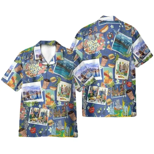 Discover New York City Love Hawaiian Shirt
