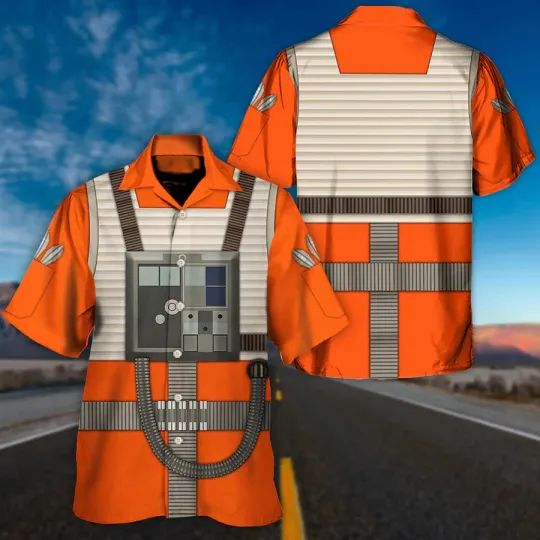 Discover Disney Star Wars Rebel Pilot Cosplay Hawaiian Shirt Summer Aloha