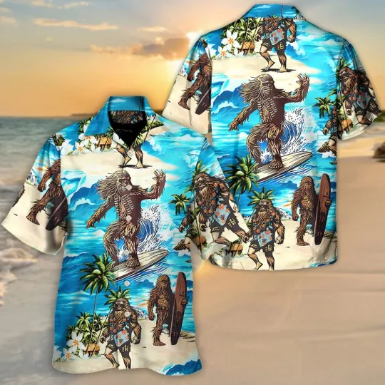 Disney Star Wars Chewbacca Surfing Hawaiian Shirt Summer Beach Aloha