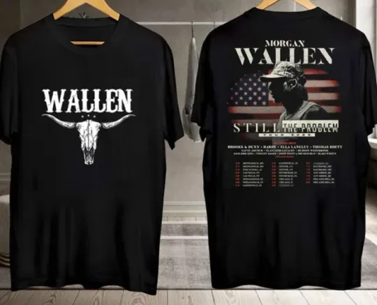 Discover Wallen Western Tour 2026 T-shirt, Still The Problem Country Music Tour Fan Tee 1