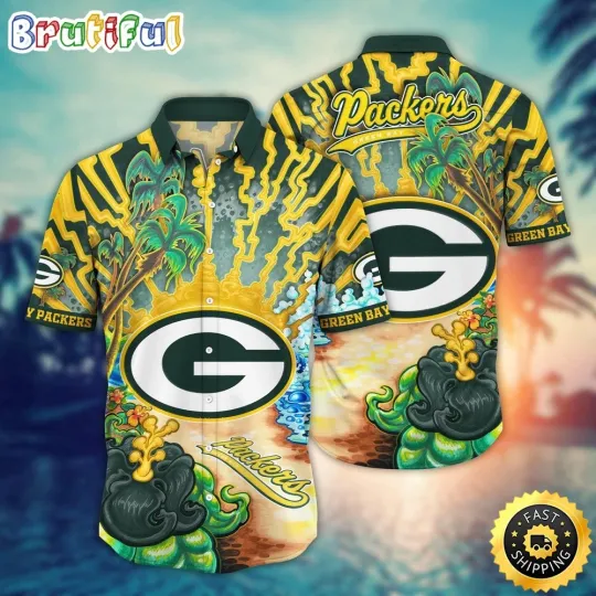 Discover Green Bay Football Team Packers Hawaiian Shirt