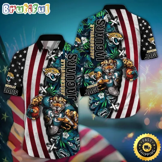 Discover Jacksonville Football Team Jaguars Hawaiian Shirt, Gift For Fans
