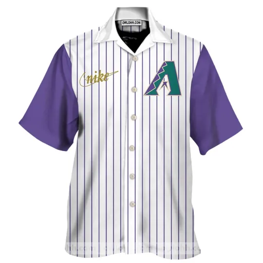 Discover Arizonna Diamondbackss Personalized White Unisex Hawaiian Shirt