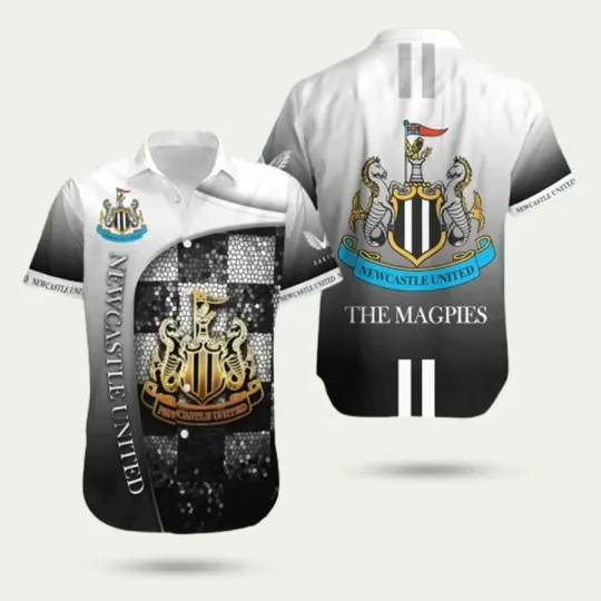 Discover Newcastle The Magpies Hawaiian Shirt