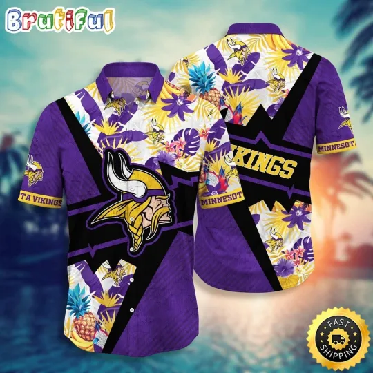 Discover Minnesota Football Team Vikings Hawaiian Shirt, Gift For Fans