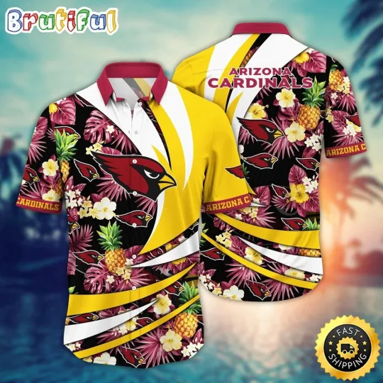 Discover Arizonna Football Team Cardinals Hawaiian Shirt, Gift For Fans