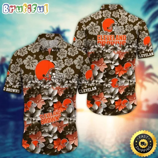 Discover Cleveland Browns Hawaii Shirt Trending Summer For football Fans