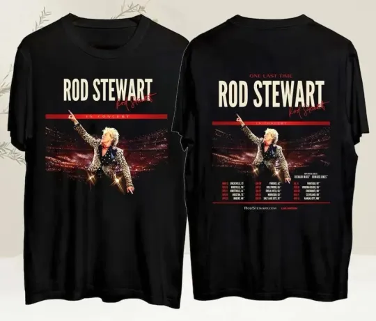 Discover Rod Stewart To Tour One Last Time Again In 2026 T-shirt