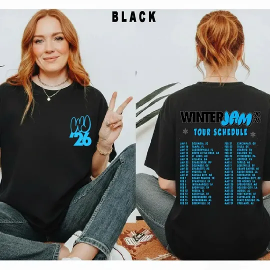 Discover Winter Jam 2026 Tour Shirt, Christian Music Tour Schedule Tee, WJ 26 Concert Mer