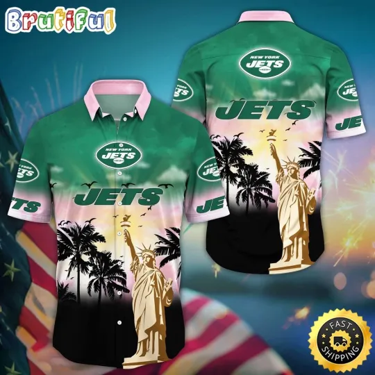 Discover New York Football Team Jets Hawaiian Shirt, Gift For Fans