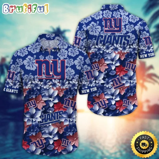 Discover New York Football Team Giants Hawaiian Shirt, Gift For Fans