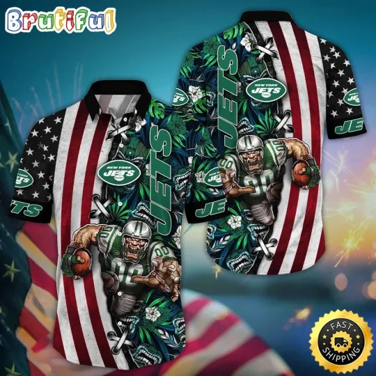 Discover New York Football Team Jets Hawaiian Shirt, Gift For Fans