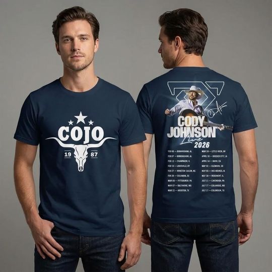 Discover Cody Johnsonn Live 2026 Tour Shirt  Country Music Concert