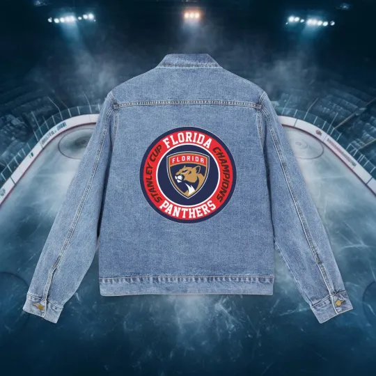 Discover Men's Denim Jacket Florida Panthers