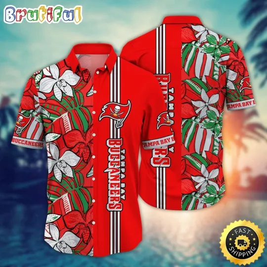 Tampa Bay Football Team Buccaneers Hawaiian Shirt, Gift For Fans