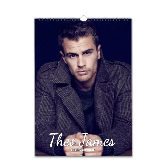 Discover Theo James Full Photo Calendar 2026/27 Vertical Wall Calendar with Choose Start Month