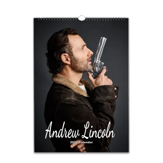 Discover Andrew Lincoln Full Photo 2026/27 Vertical Wall Calendar