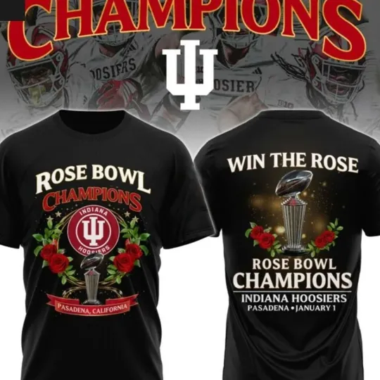 Discover HOT NEW! Indiana Hoosiers Rose Bowl Champs 2026 Pasadena Win The Rose Fan Gifts