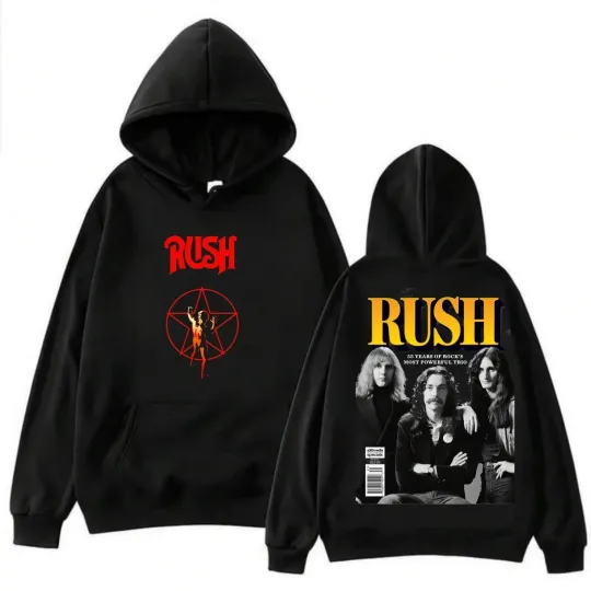 Discover Rush Band Tour 2026 Rock Band Unisex Hoodie