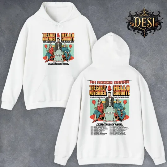 Discover The Early November And Hello Goodbye 2026 20 Years Young Unisex Hoodie