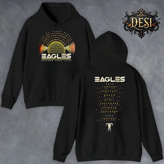 Discover Eagle Live At Sphere Las Vegas 2025 2026 One of These Nights New Hoodie