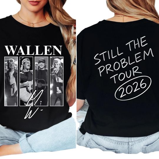 Discover Wallen Western Tour 2026 T-Shirt  Still the Problem Country Music Graphic Tee