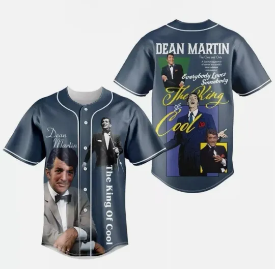 Discover Dean Martin The One And Only The King Of Cool Baseball Jersey