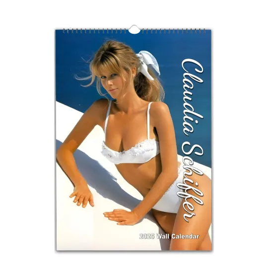Discover Claudia Schiffer full photo calendar 2026/27 personalised Choose Start
