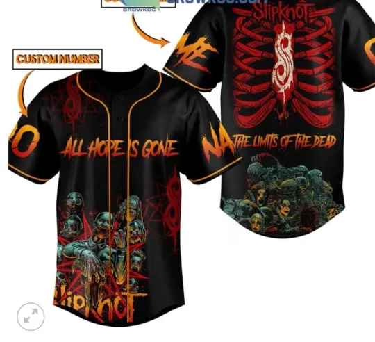 Discover SP KNOT The Limits Of The Dead All Hope baseball jersey, 3d gift,2025 hot