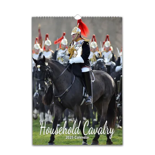 Discover Household Cavalry 2026/27 Vertical Wall Calendar - Choose Start Month