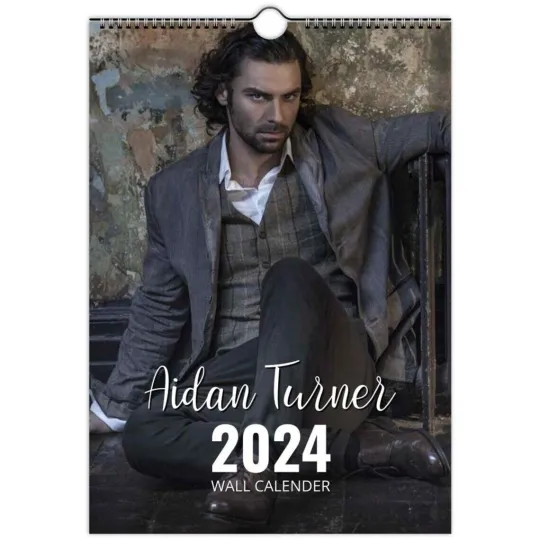 Discover Aidan Turner 2026/27 Vertical Wall Calendar | Choose Start Month