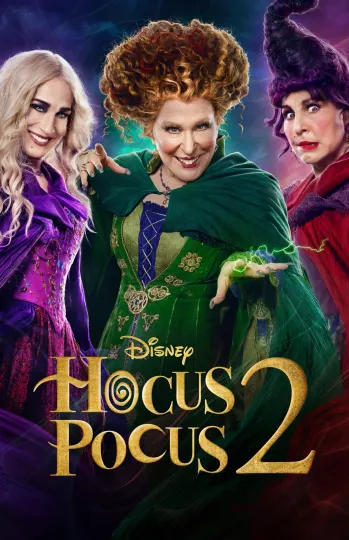 Hocus Pocus 2 Film Poster by Anne Fletcher 2022 Cast Vertical Poster