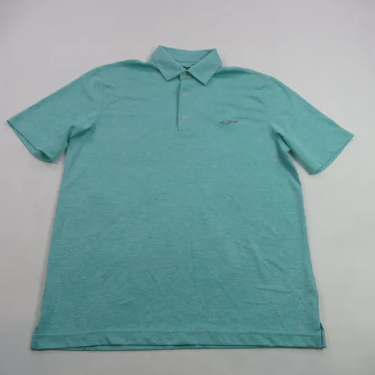 Discover Greg Norman Shirt Mens Medium Short Sleeve Golf Polo Lightweight Outdoor Stripes