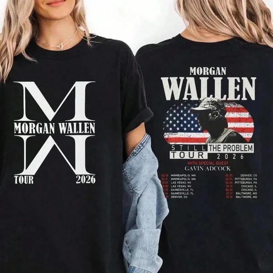 Discover Wallen Western Tour 2026 T-Shirt  Still the Problem Country Music Graphic Tee